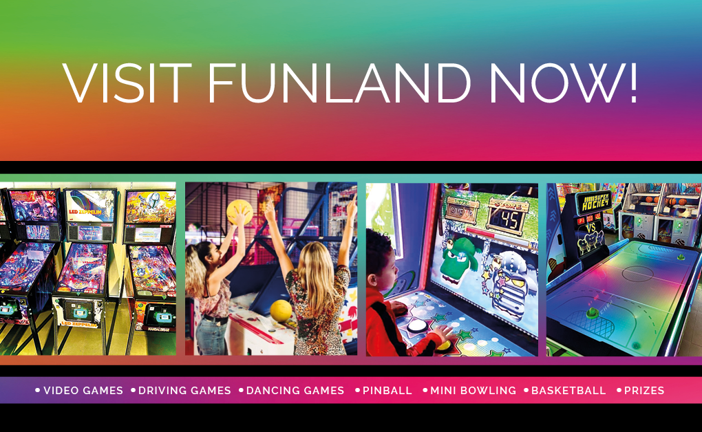 Funland homepage banner